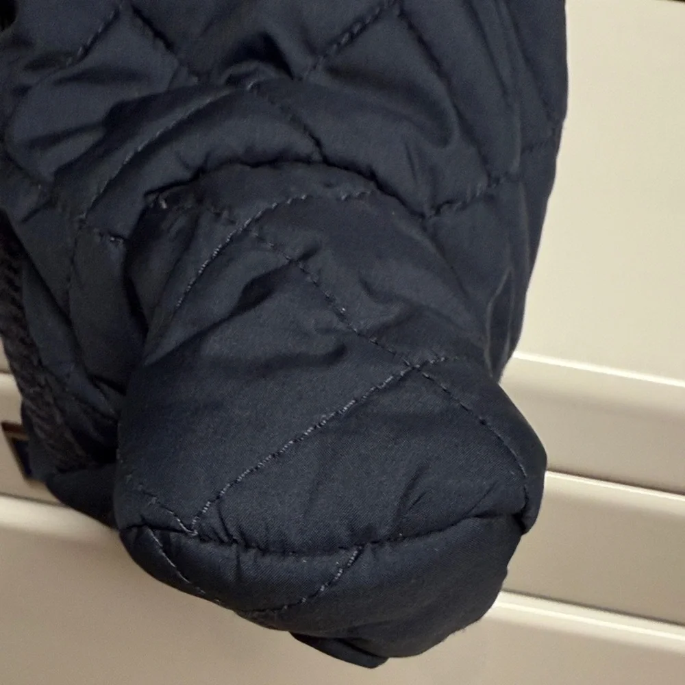 Ralph Lauren Navy Quilted One-Piece Snowsuit with Hood